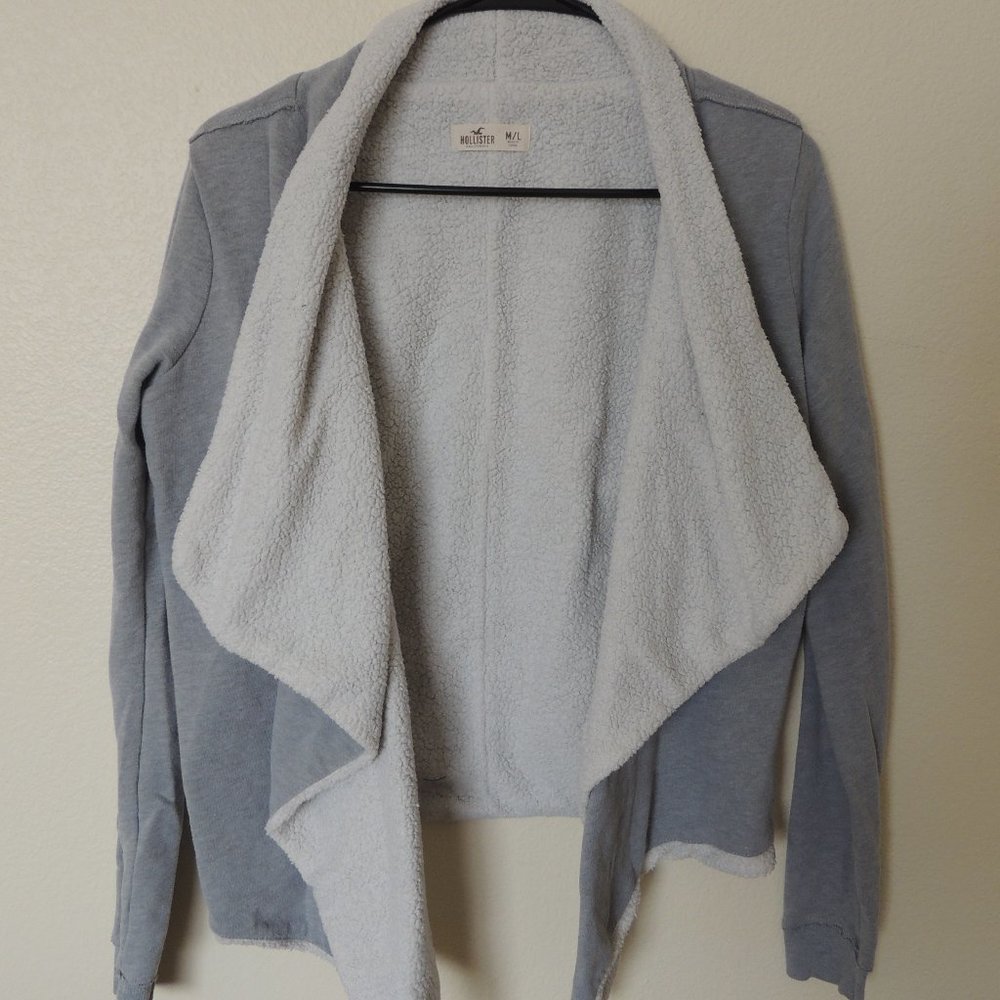 Hollister Cardigan Grey Sweater